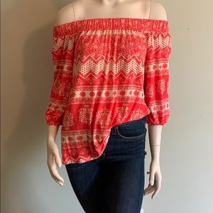Off the shoulder blouse